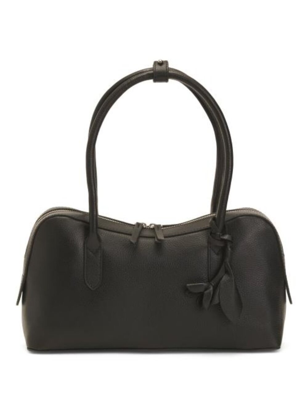 MADE IN INDIA Leather East West Structure Shoulder Bag